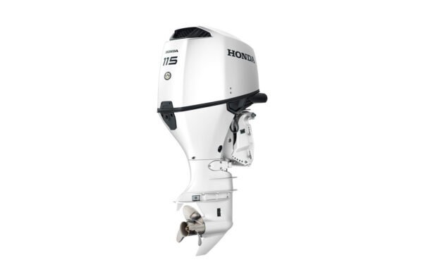 Honda 115hp White iST Outboard | Intelligent Shift and Throttle, Electric Start, 20" Shaft | BF115JLDA