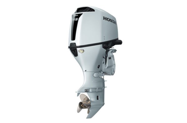 Honda 115hp White Outboard | Remote Mechanical, Electric Start, 25" Shaft | BF115JK1XRA