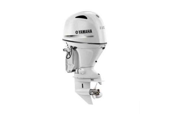 Yamaha 115hp White Outboard | Remote Mechanical, 25" Shaft | LF115XB2