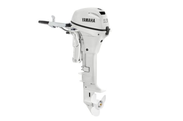 Yamaha 9.9hp Outboard | Tiller, Manual Start, 15" Shaft | White | F9.9SMHB2