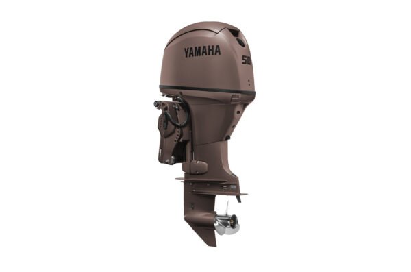 Yamaha 60hp Outboard | Remote Mechanical, 20" Shaft | Matte Brown | F60LC3