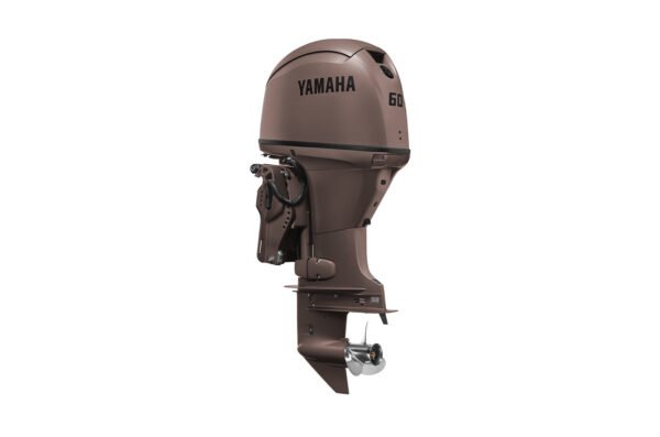 Yamaha 70hp Matte Brown Outboard | Remote Mechanical, 20" Shaft | F70LB3