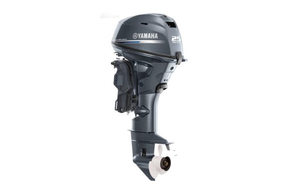 Yamaha 25hp Outboard | Remote Mechanical, Electric & Manual Start, 15" Shaft | F25SWTC