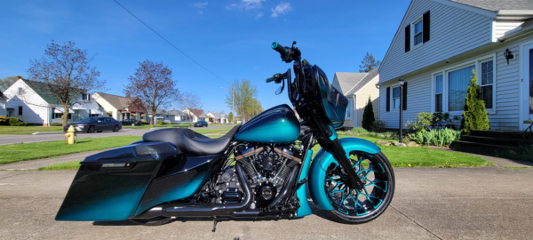 Custom 2022 Harley-Davidson Street Glide ST Fat Front Tire Bagger